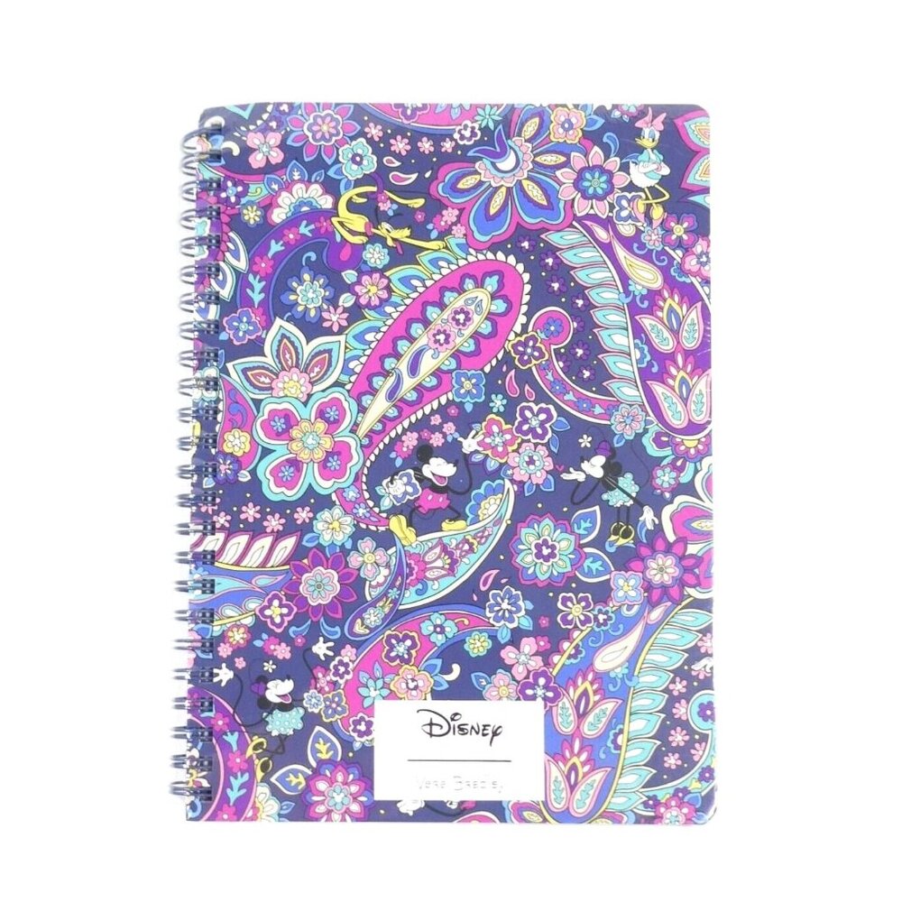 Vera Bradley Sensational Six Paisley Disney Mini Spiral Notebook‎ NWT